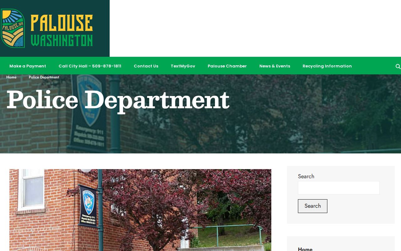 Whitman County Palouse Police Department records source